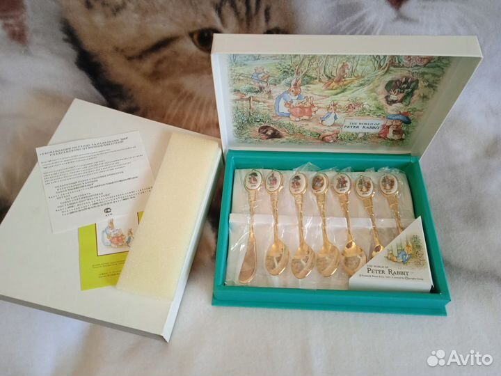 Ложки Peter Rabbit новые Япония