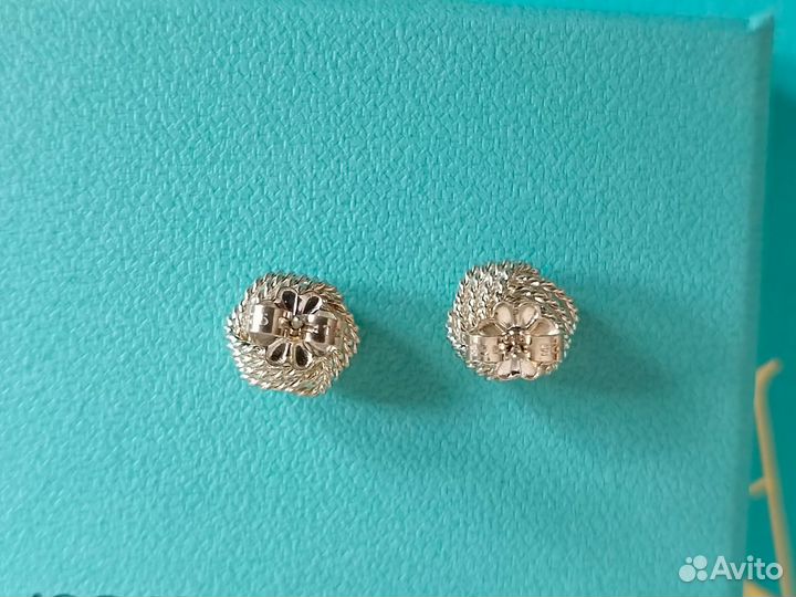 Серьги Tiffany&Co Twist Knot Earrings AG925