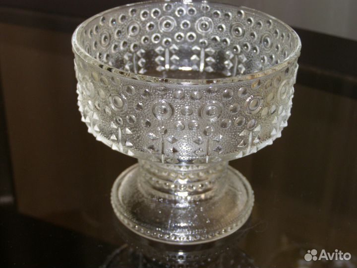 Вазочка из 50-х, старинное стекло