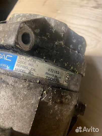 Компрессор кондиционера daewoo nexia