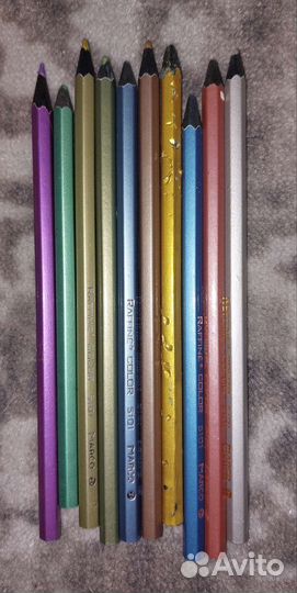 Цветные,акварельные карандаши, пастель