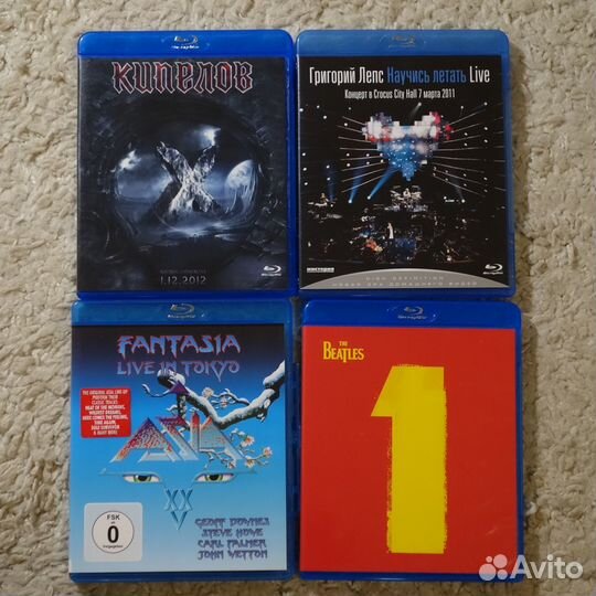 Музыка на DVD и Blu Ray Ария,Кипелов,Beatles,Asia