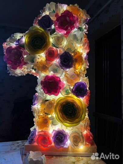 Цифра 1 на день рождения