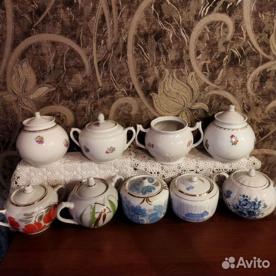 Фарфоровая сахарница СССР