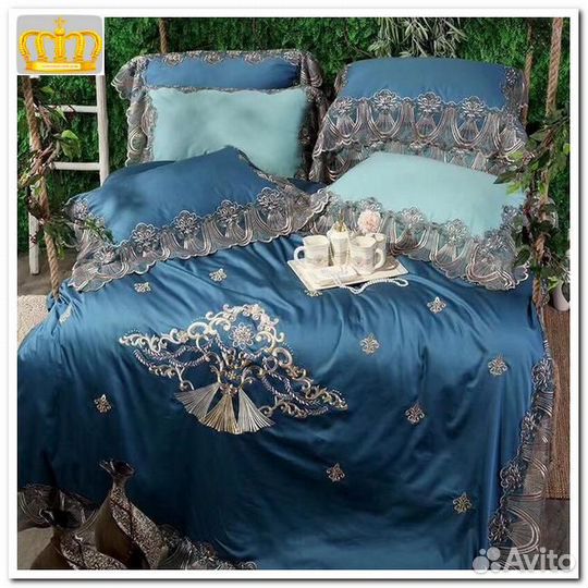 Постельное белье Люкс Сатин Евро