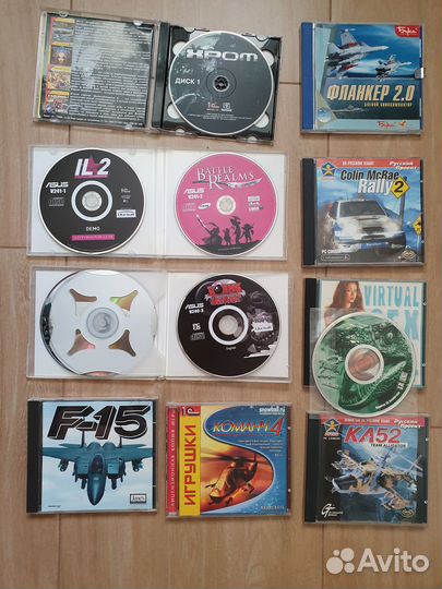 Компьютерные игры на дисках для PC
