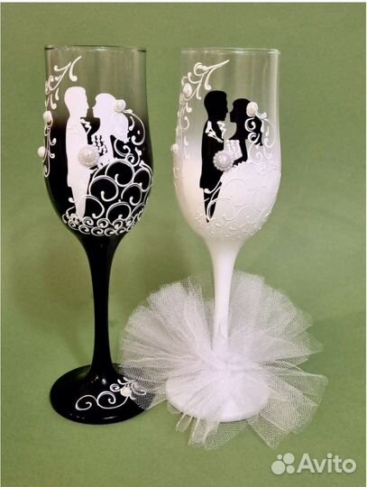 Свадебные фужеры