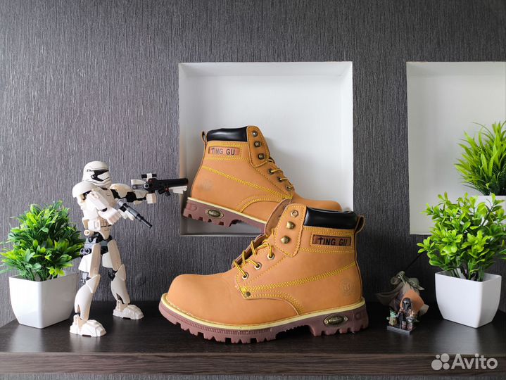 Зимние мужские ботинки с металлической пластиной