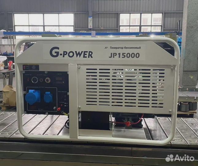 Генератор бензиновый 12 kW g-power JP15000