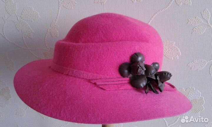 Шляпа женская фетровая новая