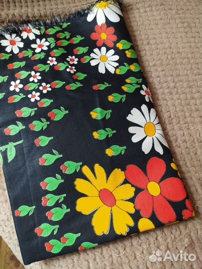 Отрез ткани хлопок СССР