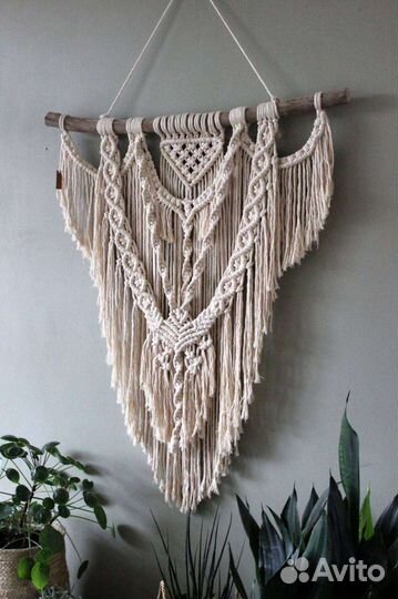 Гигантское макраме панно