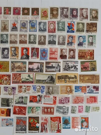 Марки ВОВ СССР