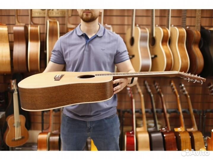 Crafter D-7/nс акустическая гитара с чехлом