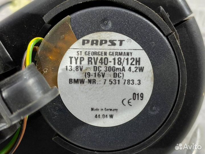 Вентилятор охлаждения эбу Bmw 5 Е60 N52B30 2005