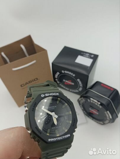 Часы Casio G-Shok GA-2100 хаки