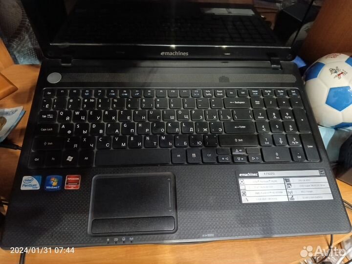 Ноутбук Acer Core i3, 2,53/SSD 256gb/HDD 500gb