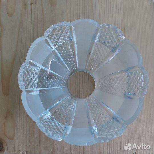 Плафоны (розетки) для люстры хрустальные 6 шт