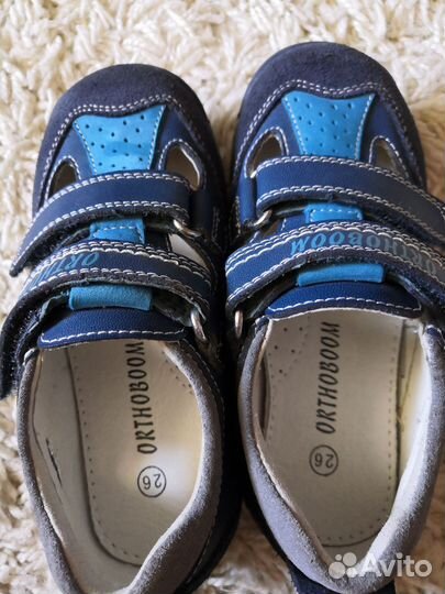 Кожанные туфли orthoboom 26 размер