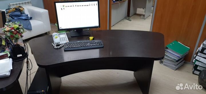 Стол письменный руководителя мдф офисный