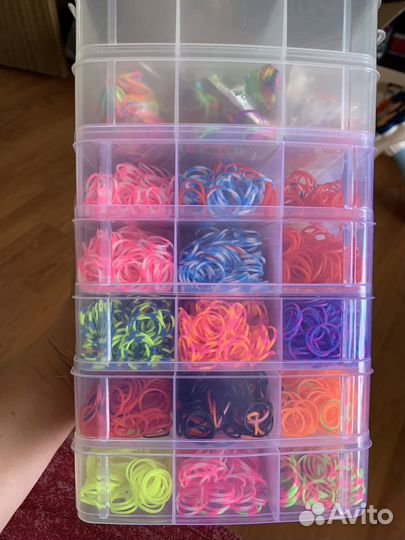 Большой набор резинок для плетения