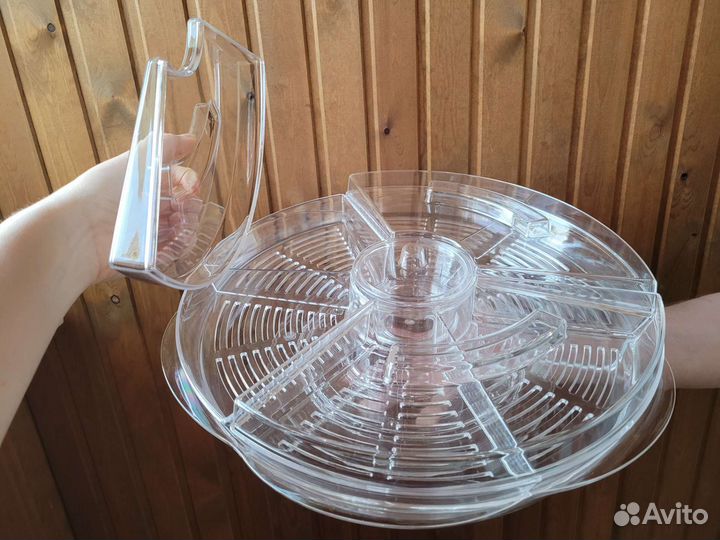 Блюдо менажница Prodyne большое крутится