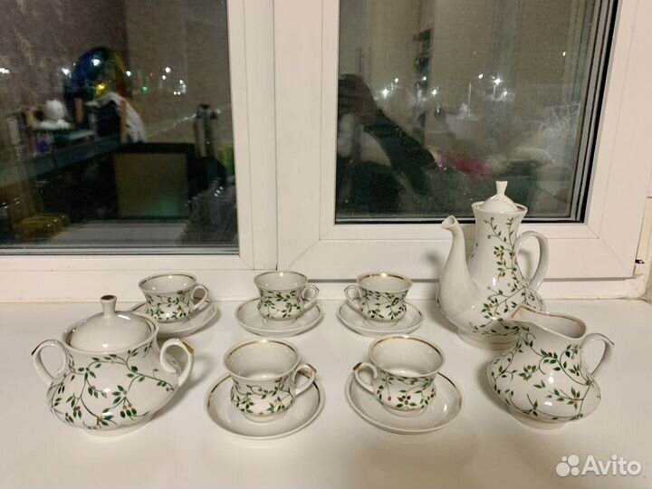 Кофейный сервиз фарфор СССР