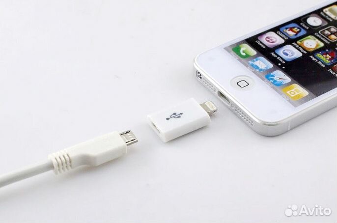 Переходник адаптер для iPhone на micro USB