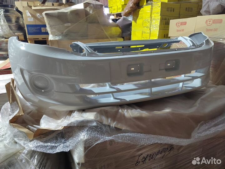 Бампер передний 2190 Гранта Белое облако