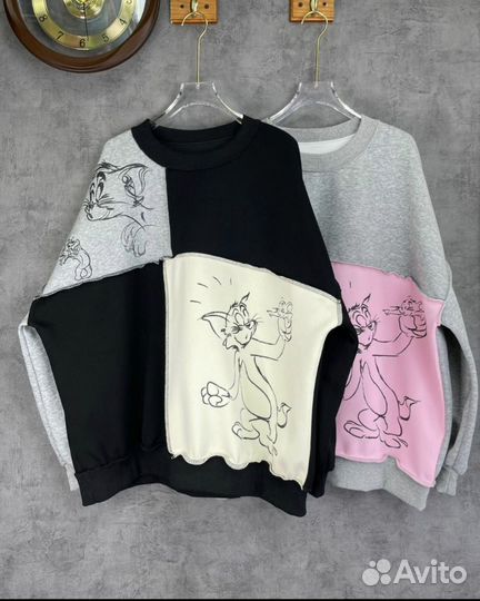 Худи женское оверсайз