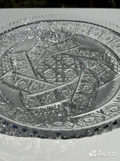 Хрусталь блюдо СССР