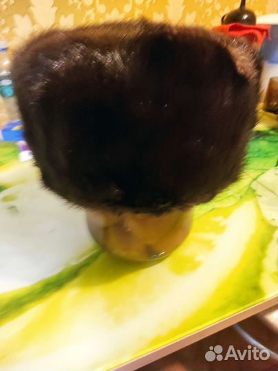 Норковая шапка мужская 59 60