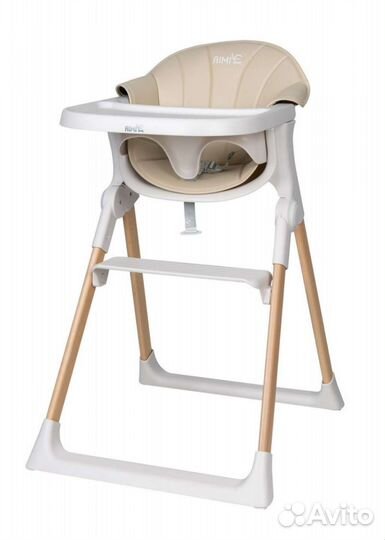 Стульчик для кормления Farfello (бук+экокожа)