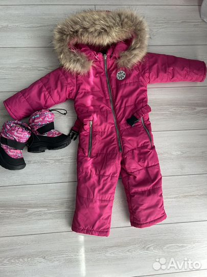 Зимний комбинезон для девочки