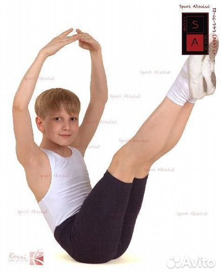 Велосипедки детские черные полиэстер