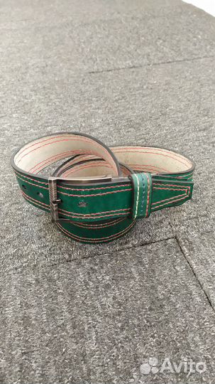 Мужской кожаный ремень ручной работы