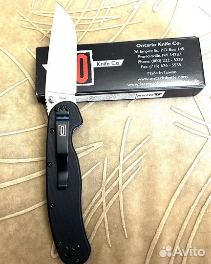 Нож складной Ontario Rat 1