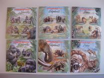 Марки фауна Уганда 2012г серия чистые 150р лист