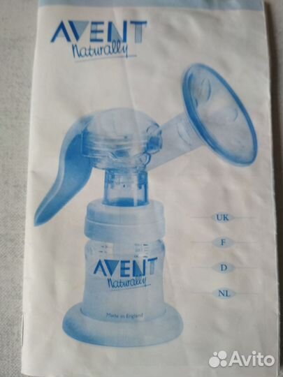 Молокоотсос avent ручной