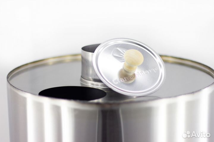 Бак на трубе сталь-мастер 50л D115мм (L0,8м)