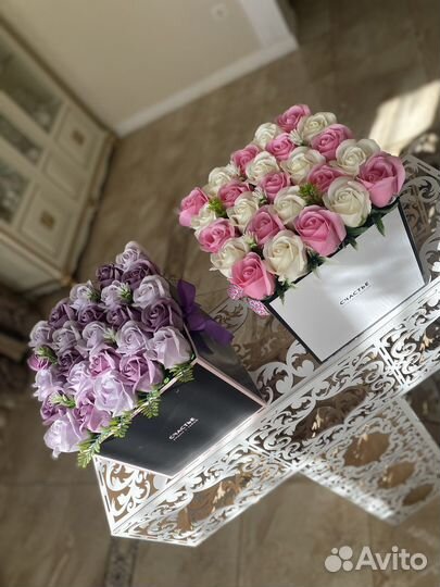 Мыльные букеты