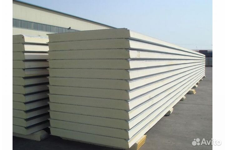 Сэндвич-панели наполнитель пенополистирол 50-300мм