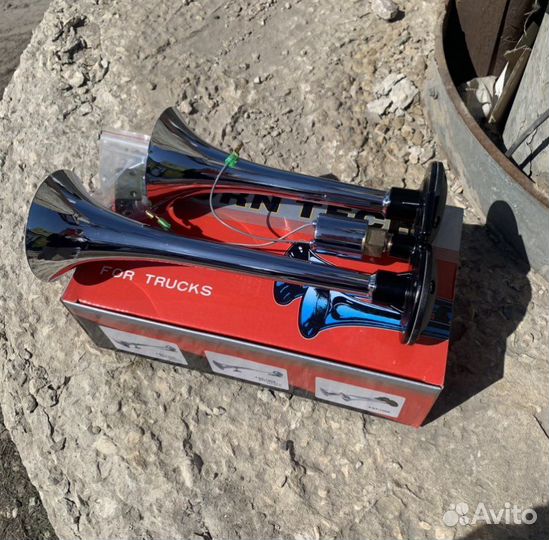 Сигнал воздушный 24в, дудка, гудок, горн