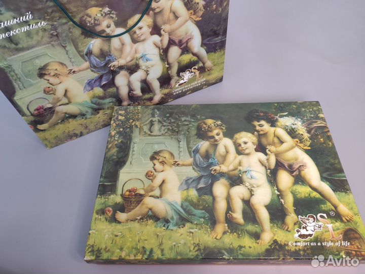 Новая скатерть круглая soft line