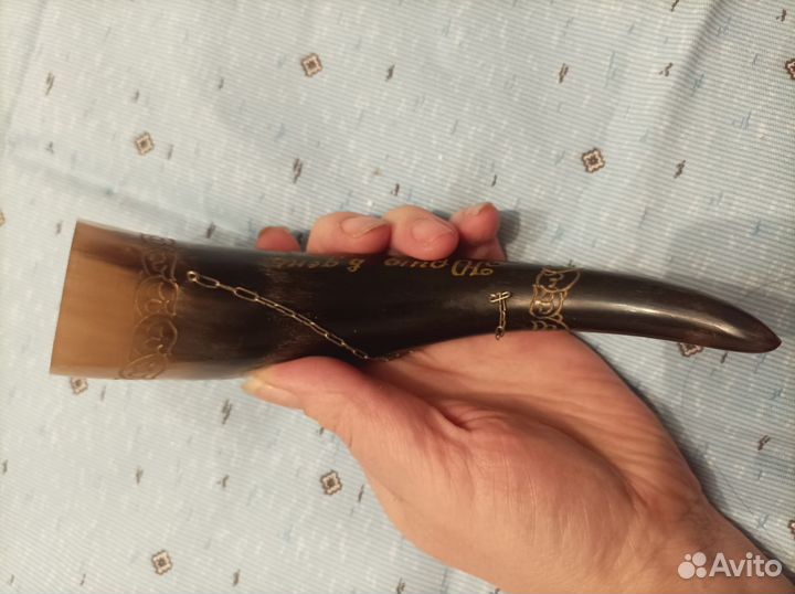 Бычий рог натуральный 1975 год