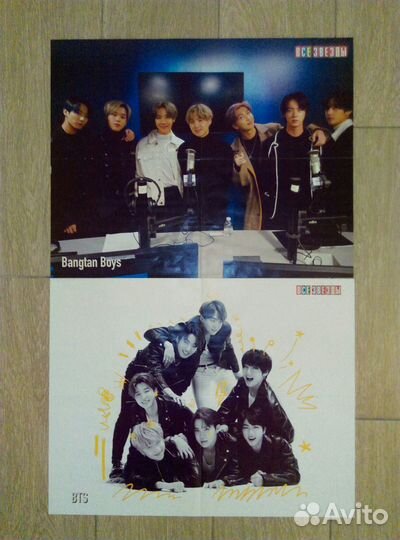 BTS kpop большие постеры плакаты Южная Корея