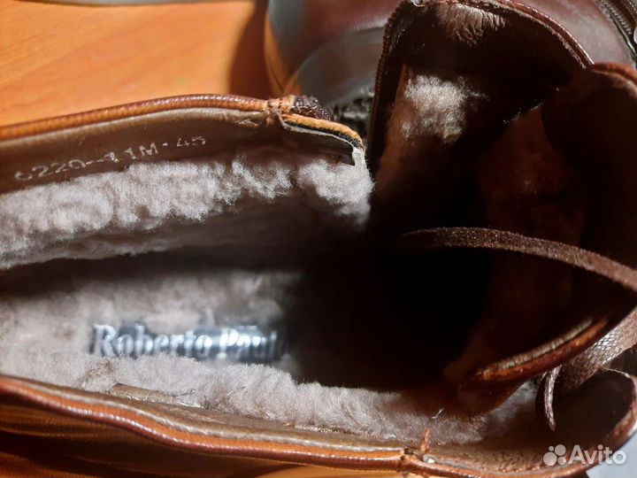Зимние ботинки Roberto Paolo 45р