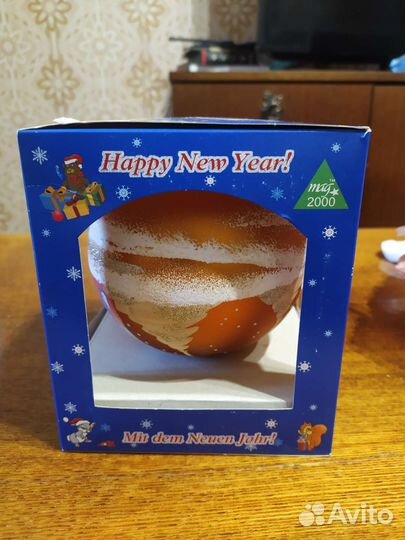 Елочная игрушка. Шар 12 см