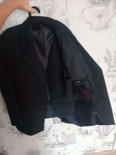 Школьный костюм для мальчика серый 140