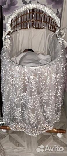 Люлька колыбель плетеная